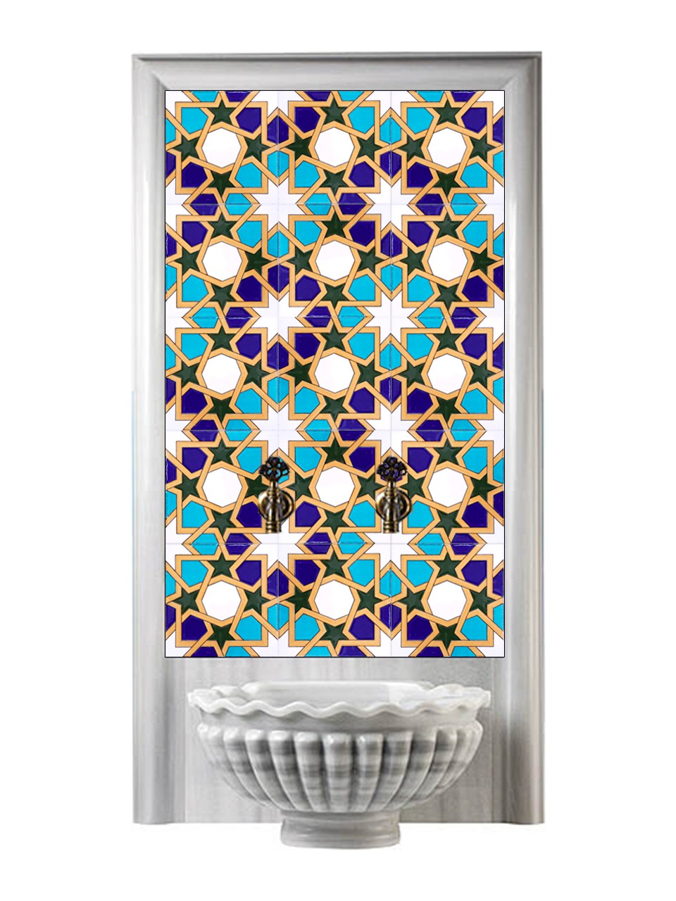 60X100 Kurna Başı Çini Karolar-17